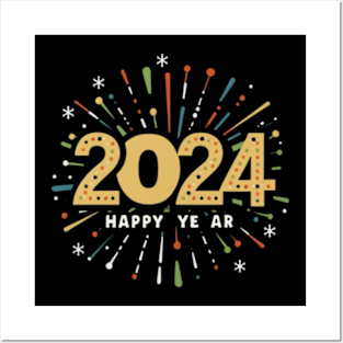 Happy new year Posters and Art